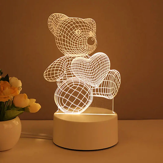Creative 3D LED Table Lamp